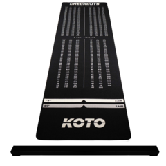 KOTO Oche Carpet Checkout Dartmat 285 x 80 cm