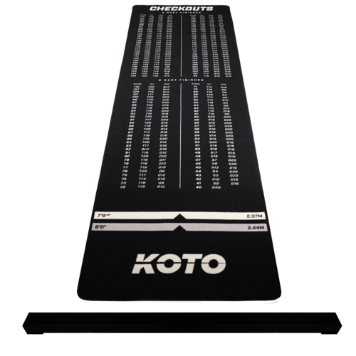 KOTO KOTO Oche Carpet Checkout Dartmat 285 x 80 cm