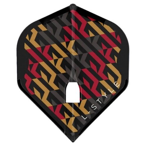 L-Style L-Style Champagne Flight L1 Pro Standard Nico Kurz V2 Black - Dart Flights