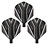 Cuesoul - Tero Flight System AK4 Black Pattern - Black Standard - Dart Flights