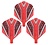 Cuesoul - Tero Flight System AK4 Black Pattern - Red Standard - Dart Flights