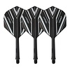 CUESOUL Cuesoul - Tero Flight System AK5 Rost Black Pattern - Black Standard - Dart Flights