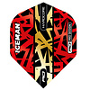 Red Dragon Red Dragon Gerwyn Price Red & Gold Hardcore Premium Standard - Dart Flights