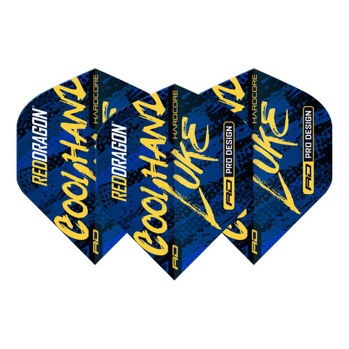 Red Dragon Red Dragon Luke Humphries Signature Blue Hardcore Standard - Dart Flights