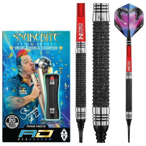 Red Dragon Red Dragon Peter Wright Snakebite Melbourne Masters 90% Soft Tip - Dartpijlen