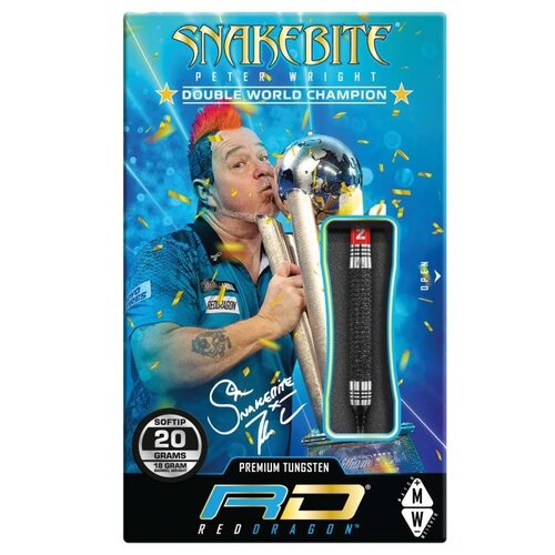 Red Dragon Red Dragon Peter Wright Snakebite Melbourne Masters 90% Soft Tip - Dartpijlen