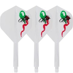 Condor Axe Flight System - Red Crown - Standard White