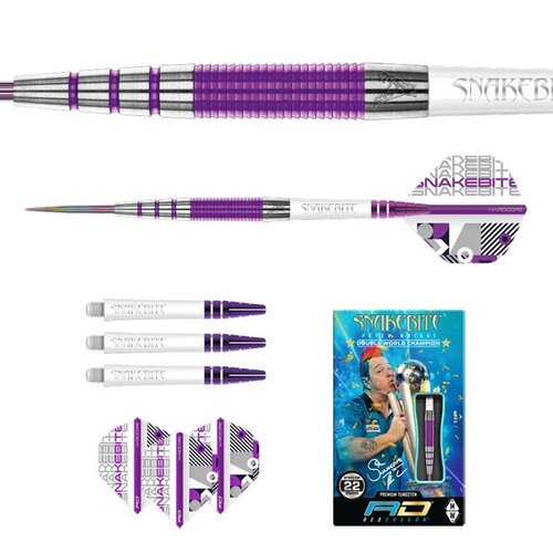 Red Dragon Red Dragon Peter Wright Snakebite PL15 Medusa 90% - Dartpijlen