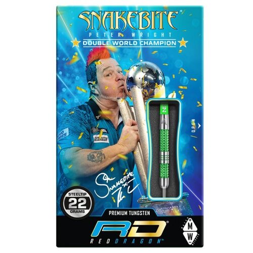 Red Dragon Red Dragon Peter Wright Snakebite Mamba 90% - Dartpijlen