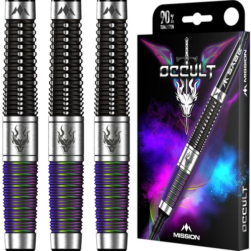 Mission Mission Occult Darts Black & Coral 90% - Dartpijlen