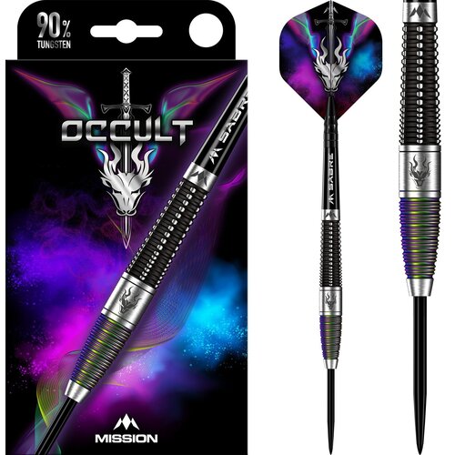 Mission Mission Occult Darts Black & Coral 90% - Dartpijlen