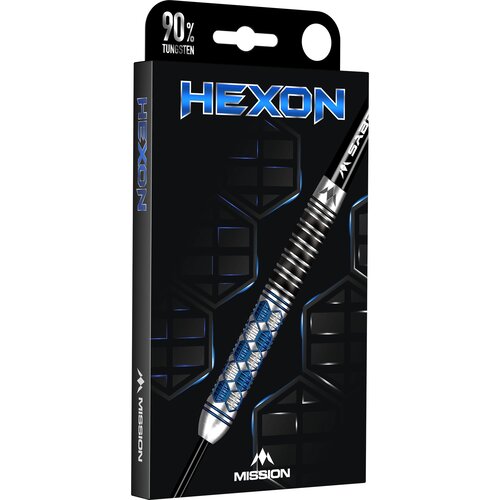 Mission Mission Hexon Blue 90% - Dartpijlen