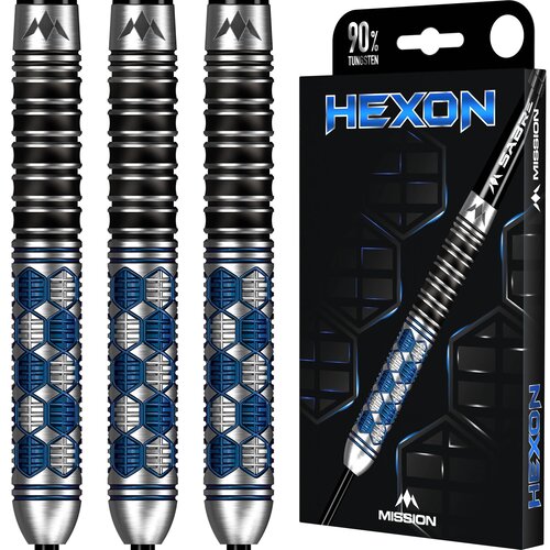 Mission Mission Hexon Blue 90% - Dartpijlen