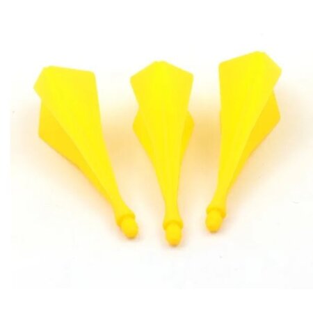CUESOUL Cuesoul - TRAJ AK8 Integrated Dart Flights - Diamond Shape - Yellow