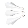 CUESOUL Cuesoul - TRAJ AK8 Integrated Dart Flights - Diamond Shape - White