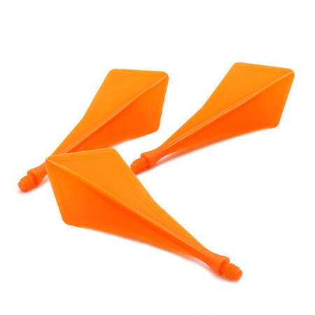 CUESOUL Cuesoul - TRAJ AK8 Integrated Dart Flights - Diamond Shape - Orange