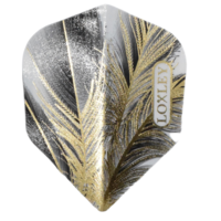 Loxley Loxley Feather Grey & Gold NO6 - Dart Flights