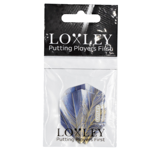 Loxley Loxley Feather Blue & Gold NO6 - Dart Flights