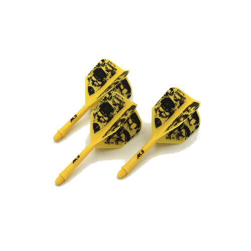 CUESOUL Cuesoul - ROST Integrated Dart Flights - Skeleton Yellow Shape