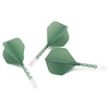 CUESOUL Cuesoul - ROST T19 Integrated Dart Flights - Standard Shape - Clear Green