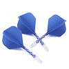 CUESOUL Cuesoul - ROST T19 Integrated Dart Flights - Standard Shape - Clear Blue