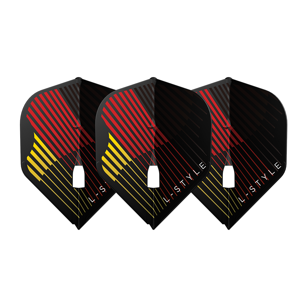 LStyle L1 RYB Series Type C Clear Black Dart Flights