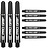 Target Pro Grip 3 Set Black - Dart Shafts