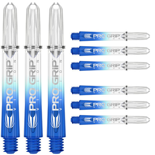 Target Target Pro Grip 3 Set Vision Blue - Dart Shafts