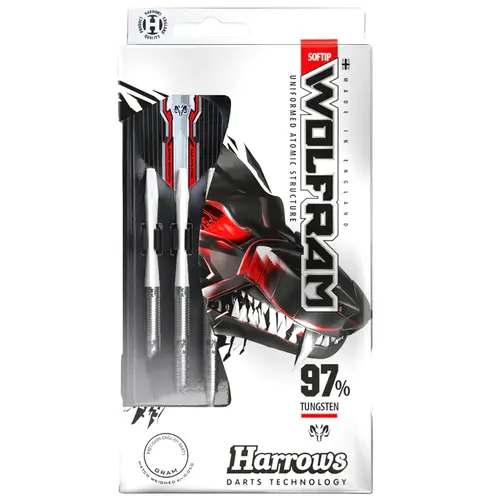 Harrows Harrows Wolfram Wolf 97% Soft Tip - Dartpijlen