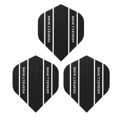 Perfect Nine Perfect Nine Black Clear - Dart Flights