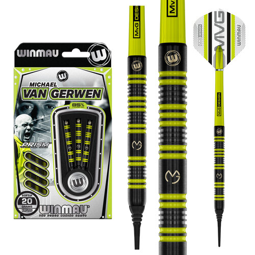 Winmau Winmau Michael van Gerwen 85% Soft Tip - Dartpijlen