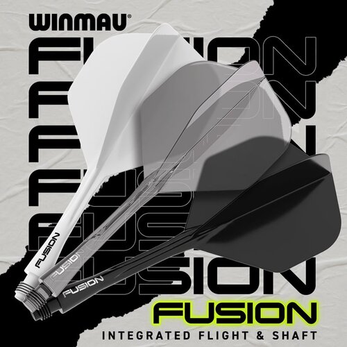Winmau Winmau Fusion Solid Black - Dart Flights