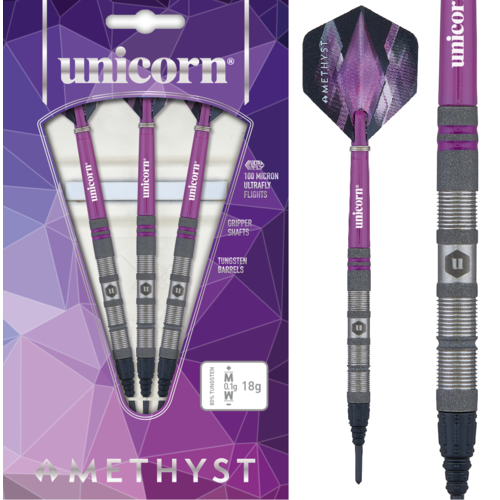 Unicorn Unicorn Amethyst 1 80% Soft Tip - Dartpijlen