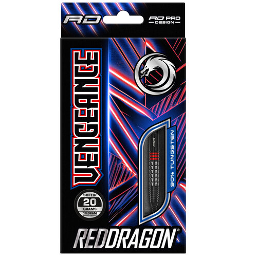 Red Dragon Red Dragon Vengeance Red 90% Soft Tip - Dartpijlen