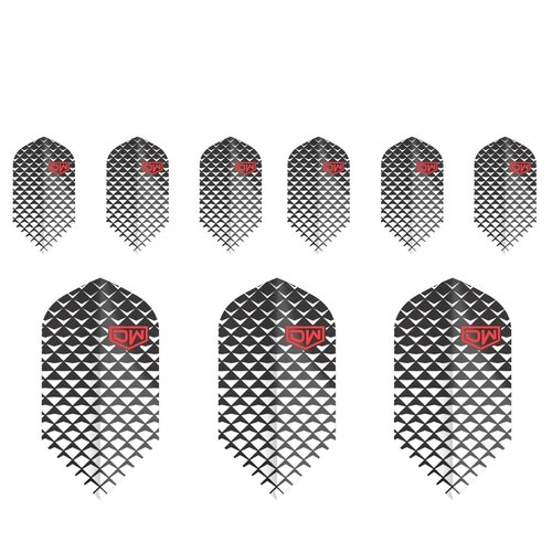 DW Original DW Altitude White 3 Set Slim - Dart Flights