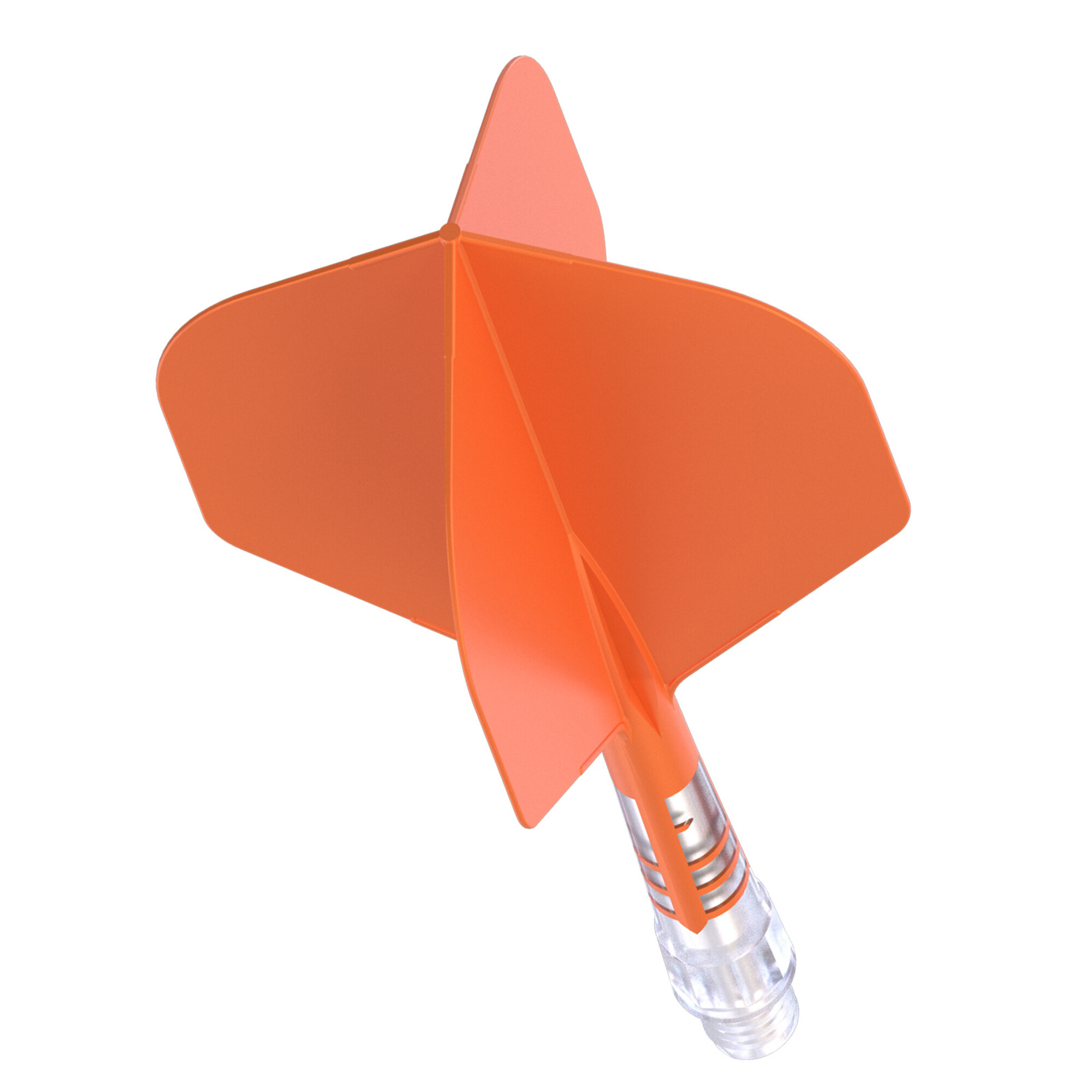 CUESOUL Cuesoul ROST T19 Integrated Dart Flights Small Standard Wing Carbon Orange - Dart Flights