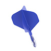 CUESOUL Cuesoul ROST T19 Integrated Dart Flights Big Standard Wing Carbon Blue - Dart Flights