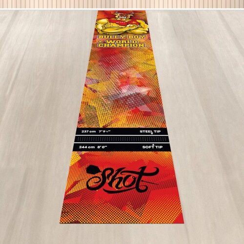 Shot Shot Michael Smith Rubber Dart Mat 300x60cm