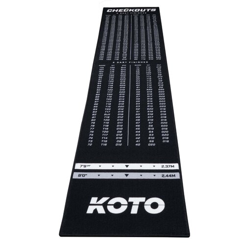 KOTO KOTO Carpet Checkout Dartmat 285x60cm