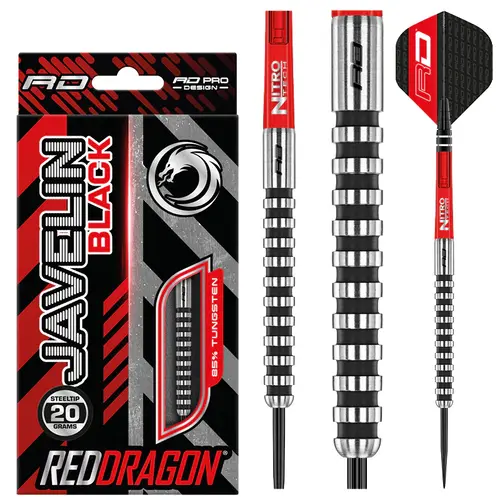 Red Dragon Red Dragon Javelin Black 85% - Dartpijlen