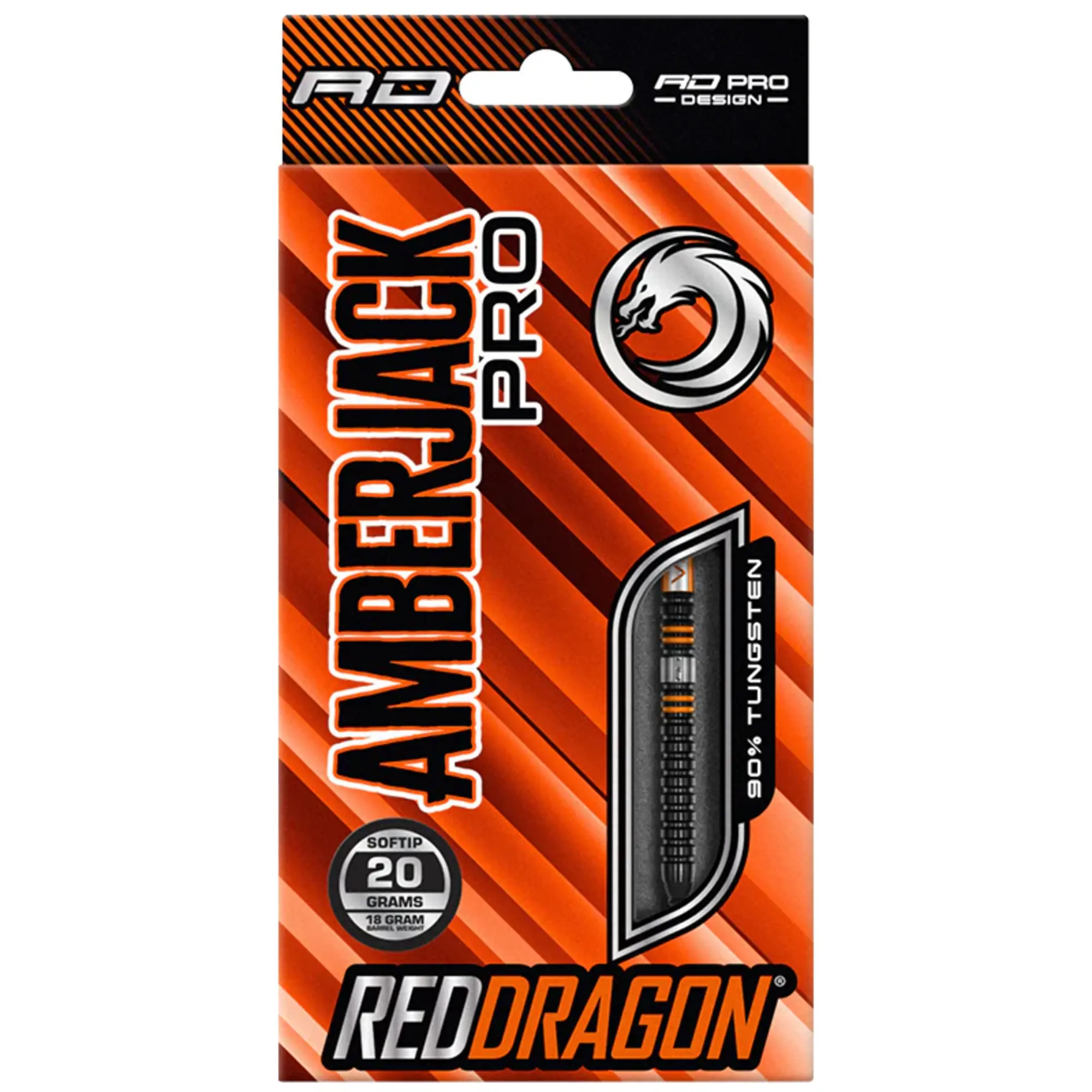Red Dragon Red Dragon Amberjack Pro 1 90% Soft Tip  - Dartpijlen