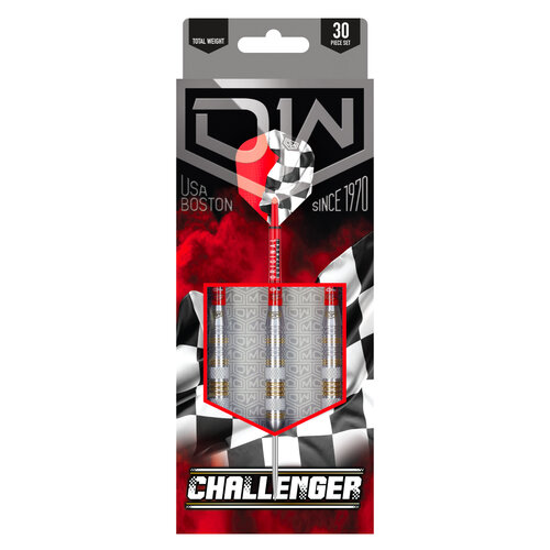 DW Original DW Challenger Silver Brass - Dartpijlen
