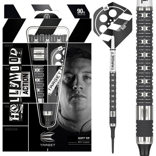 Target Target Chris Dobey Hollywood Action 90% Soft Tip - Dartpijlen