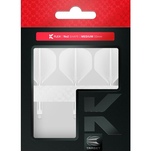 Target Target K-Flex White NO2 - Dart Flights