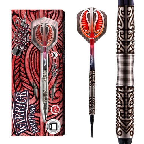 Shot Shot Warrior Hautoa 80% Soft Tip - Dartpijlen