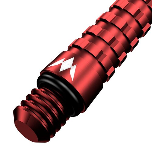 Mission Mission Atom13 Anodised Metal Gripped Red - Dart Shafts