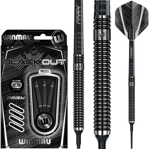 Winmau Winmau Blackout 90% Soft Tip - Dartpijlen