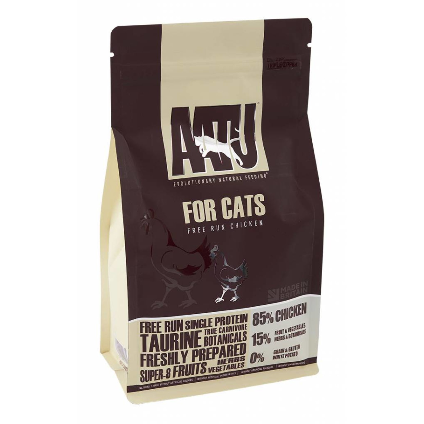 AATU 85/15 Adult Cat Dry Food, Free Run Chicken