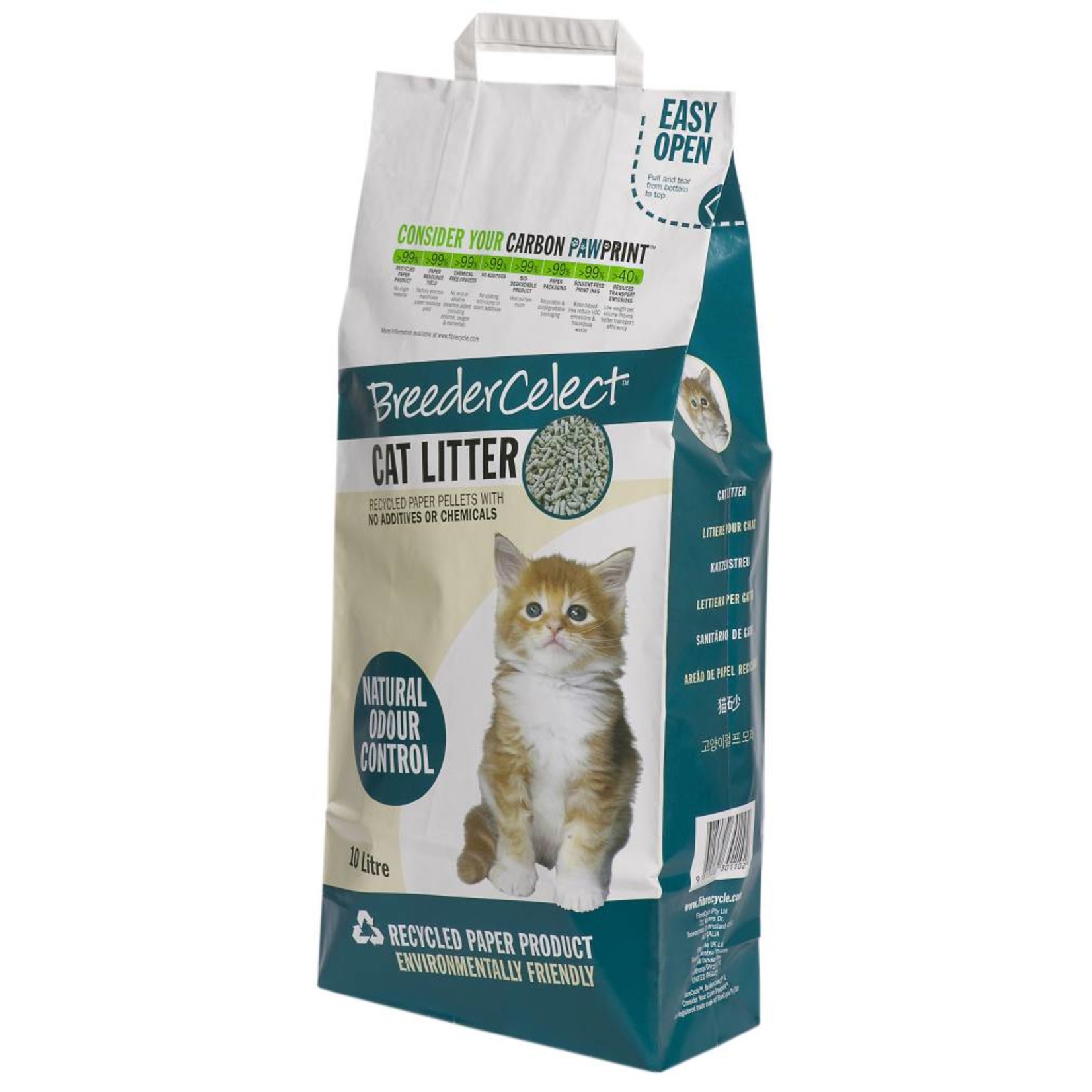 Breeder Celect Recycled Paper Cat Litter