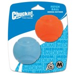 Chuckit! Fetch Ball Dog Toy, Medium 6.5cm, 2 pack